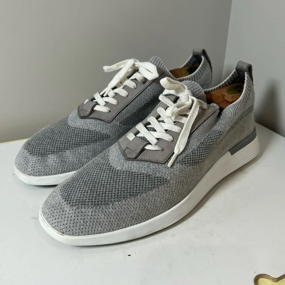 Wolf & Shepard 11 SupremeKnit Classic Gray Performance Trainer Sneaker Knit Shoe
